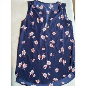 Camisole fleuris
